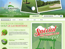 Tablet Screenshot of lelaurentides.com